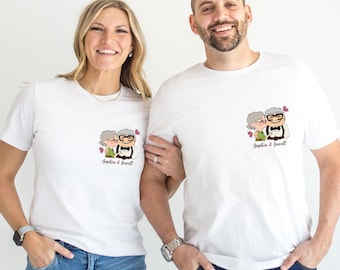 Custom Name Carl and Ellie Shirt, Adventure is Out There Shirt, Custom Up Movie Couple, Carl and Ellie Valentine Shirt, Valentine Love Gift