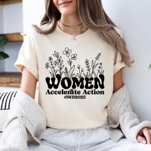 8 March Women&#39;s Day Shirt, Woman&#39;s Day Gift, Flowers Woman&#39;s Day Shirt, International Woman&#39;s Day Shirt, Feminist Shirt,  Girl Power Tee
