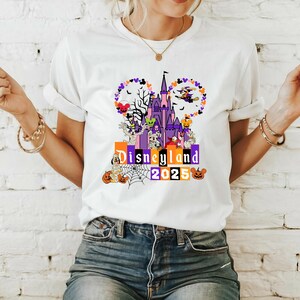 Disneyland Halloween 2025 Shirt, Halloween Family Matching Shirt, Mickey Ear Halloween Shirt, Disney Family Shirts, Disneyland Halloween Tee