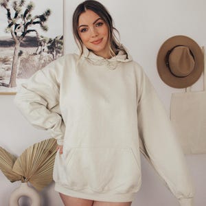 Womens Plain 100 Cotton Hoodies Etsy