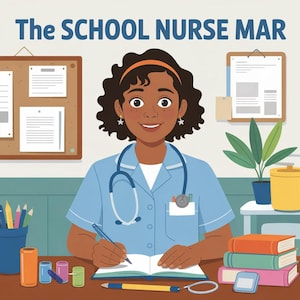 Editable School Nurse Medication Log | Google Sheets MAR Tracker | 2026-2027 School Year image 2