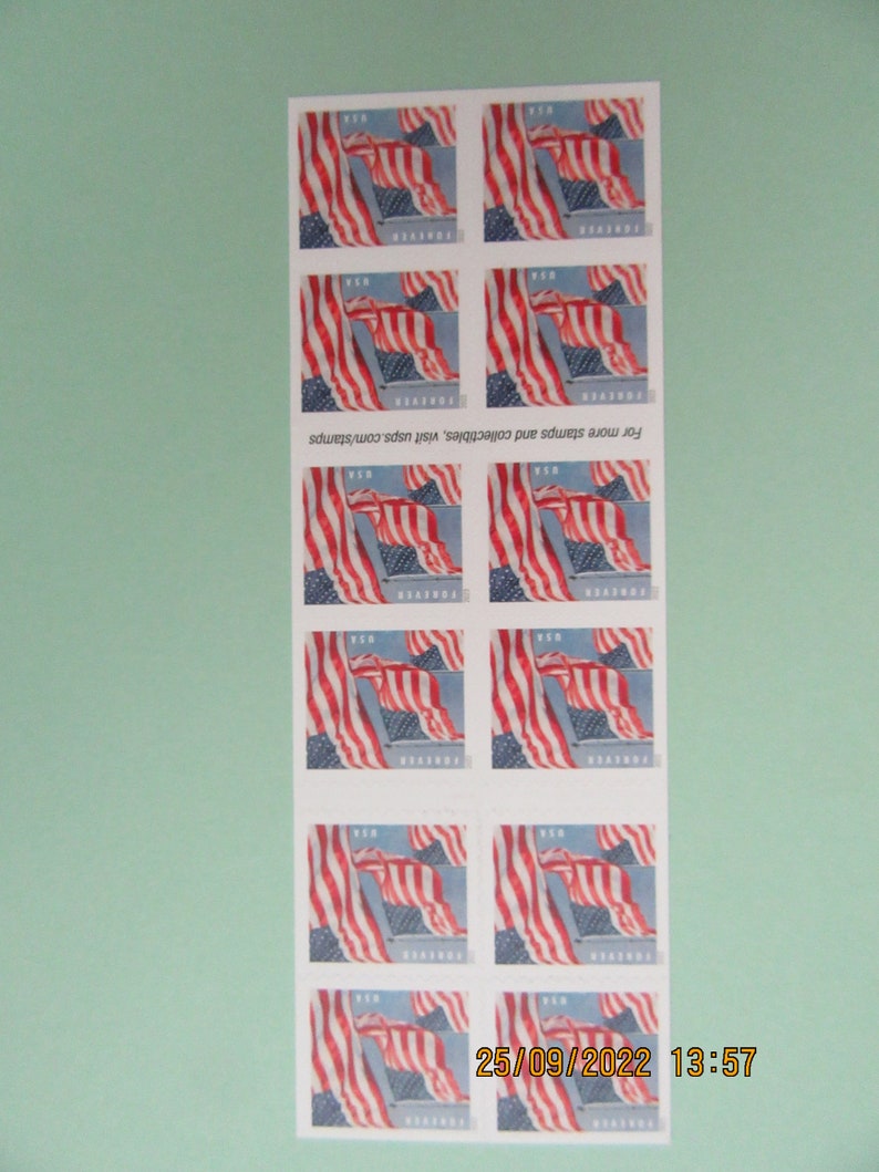 Genuine 2022 USPS Forever Stamps Booklet of 20 Stamps Etsy