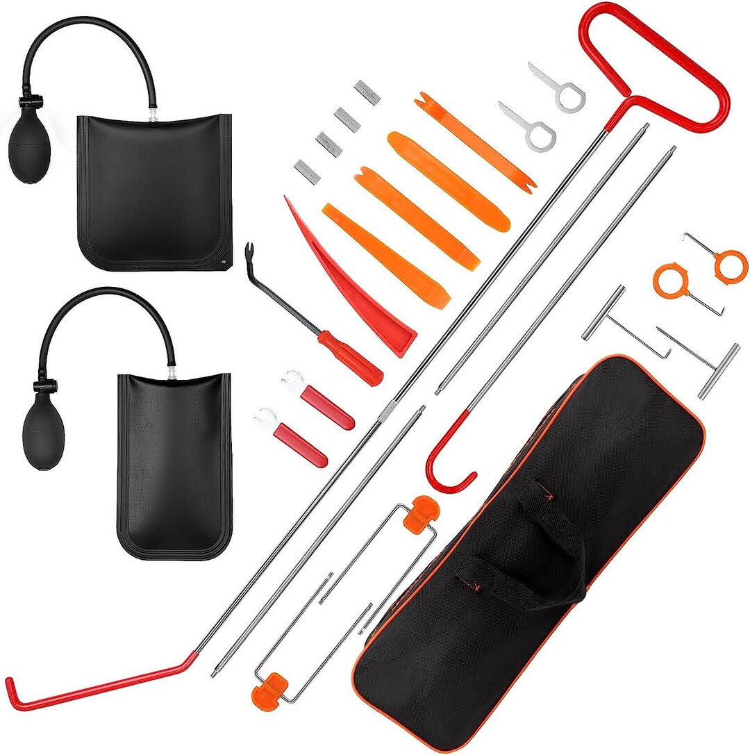 28 Pieces Car Window Wedge Car Emergency Kit Air Wedge Bag Etsy