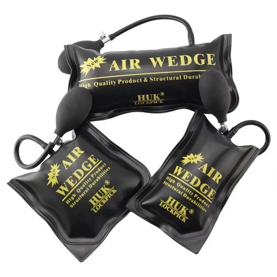Air Wedge Bag,3piece Strong Commercial Grade Air Bag Pump Professional  Leveling Kit Alignment Tool Inflatable Shim Bag for a Variety of Jobs 