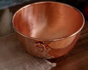 Copper Vintage Inspired Mixing Bowl