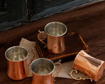 Vintage Inspired Cocktail Mugs (Set of 2 or 4)