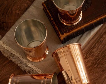 CMK Vintage Inspired Cocktail Tumblers (Set of  2 or 4)