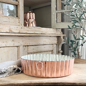 Handmade Copper Cake Pan, Copper Cake Baking pan, Copper Kitchen Utensil, Housewarming Gift, Copper  Pan, Vintage Copper, Copper bakeware