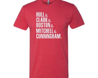 Indiana Basketball Hull Clark Boston Mitchell Cunningham Unisex Tshirt
