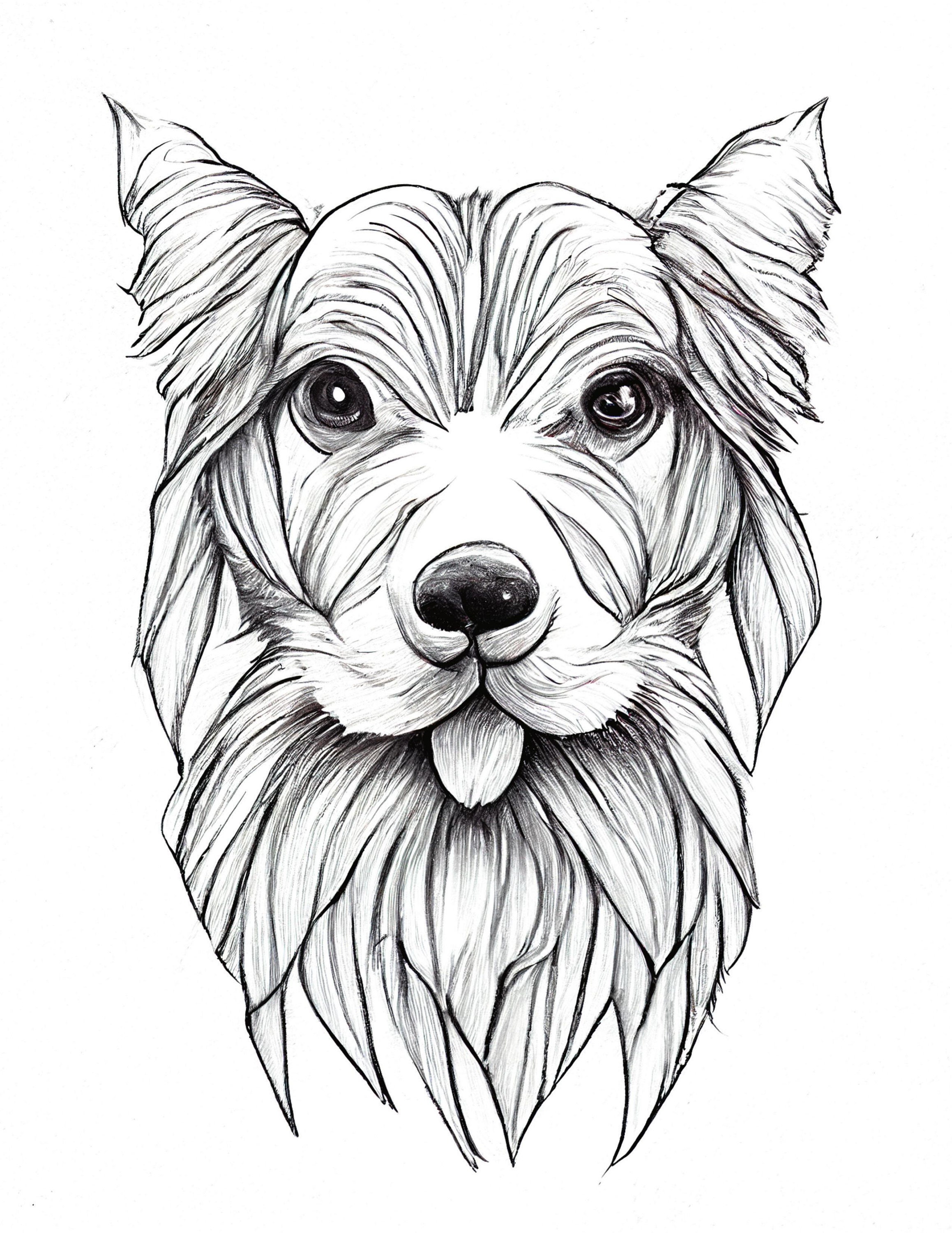 Cute dogs colouring pages big bundle of 10 images to print etsy australia