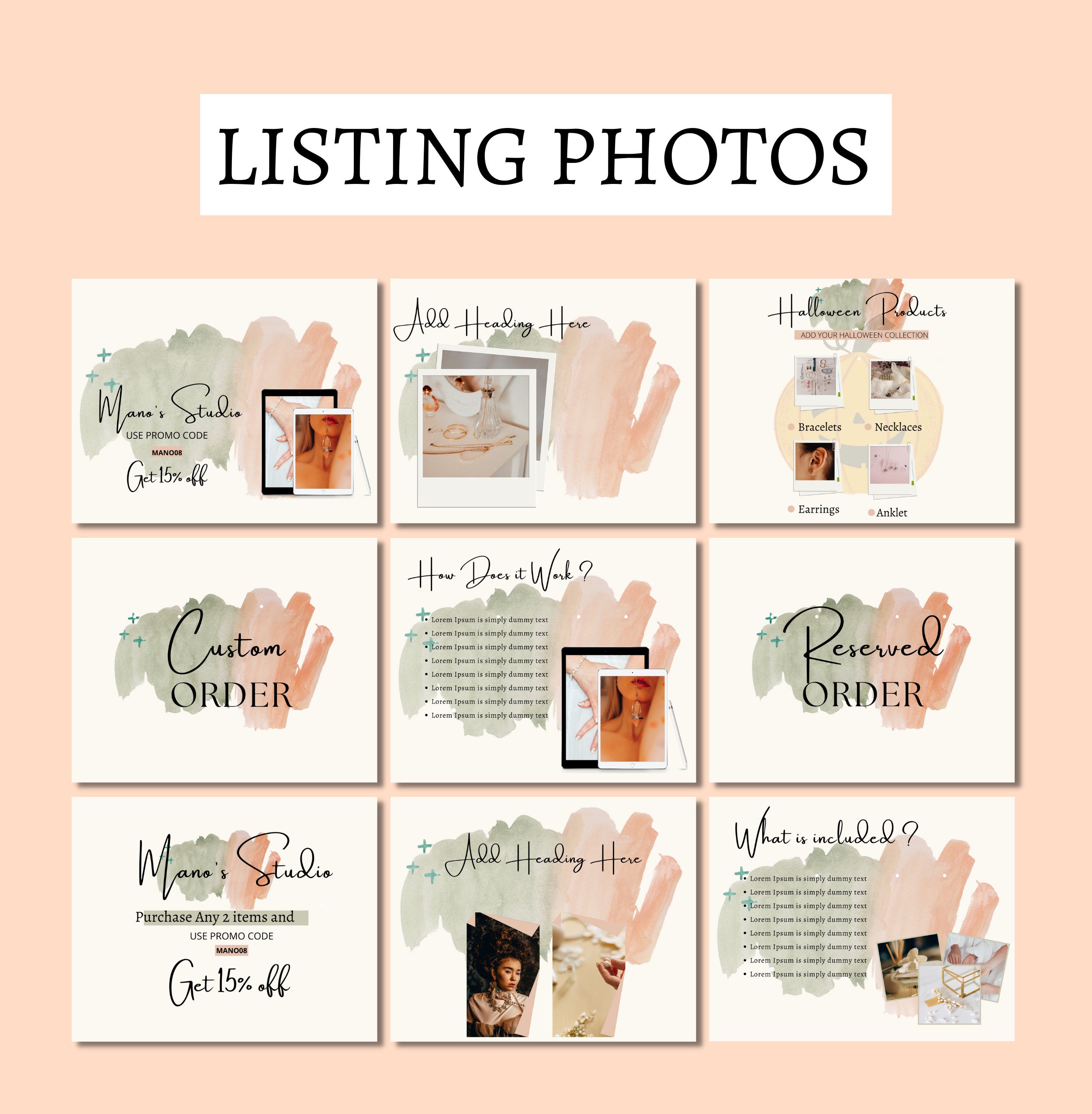Etsy Shop Success Kit Canva Template Etsy Shop Logo Etsy Etsy