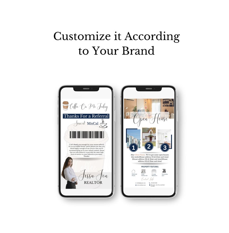 Digital Business Card Bundle Taxable Real Estate Template Etsy