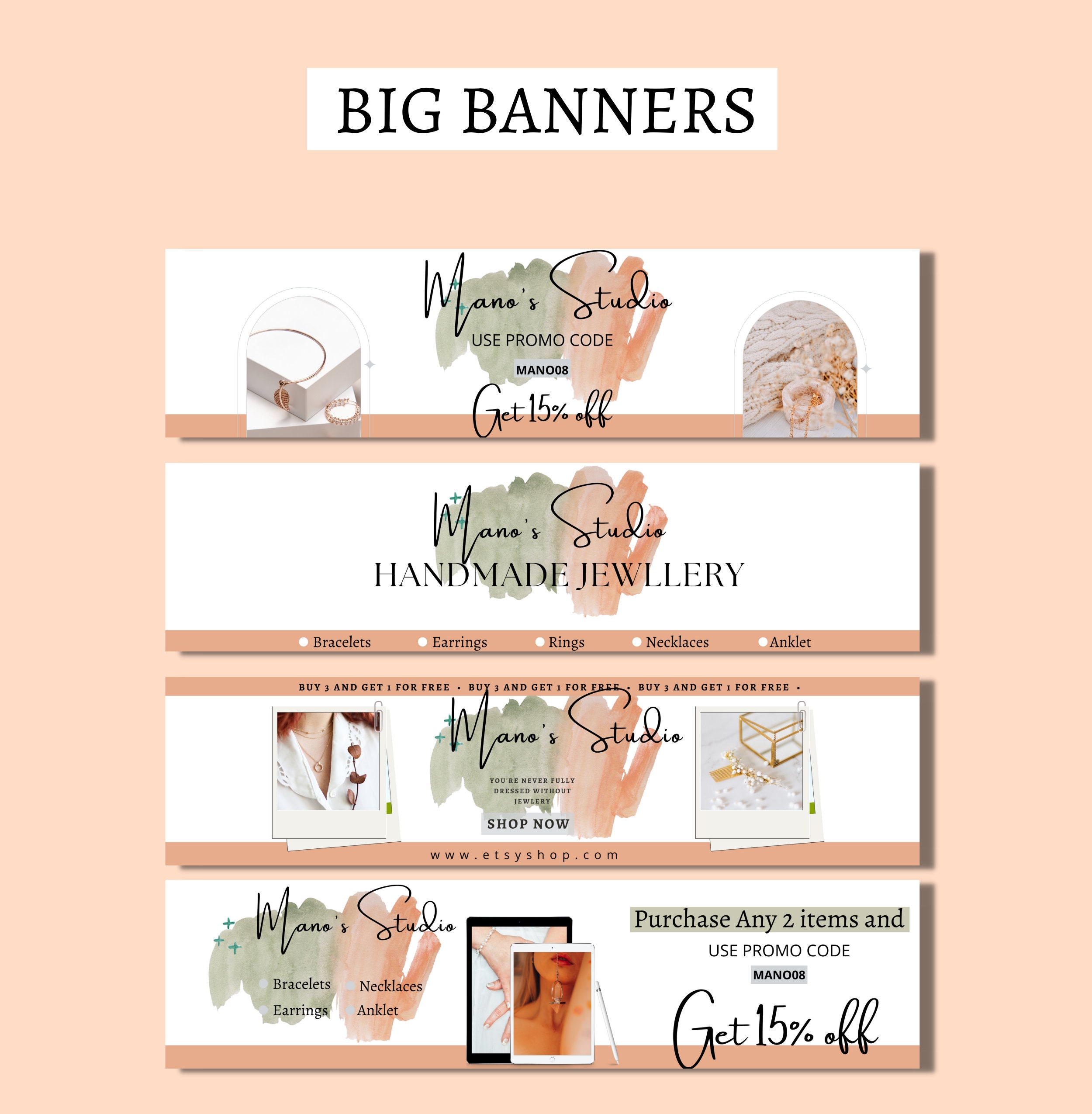 Etsy Shop Success Kit Canva Template Etsy Shop Logo Etsy Etsy