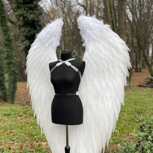 Weiße Engelsflügel, Isolonflügel, große Engelflügel, weiße Göttinenflügel, Amorflügel