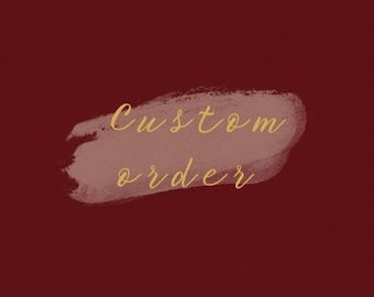 Custom order additional payment