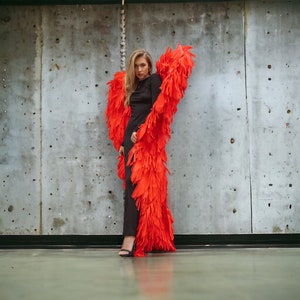 Grandes ailes rouges pour adulte, costume d&#39;ailes d&#39;ange rouges, ailes d&#39;ange rouges taille adulte