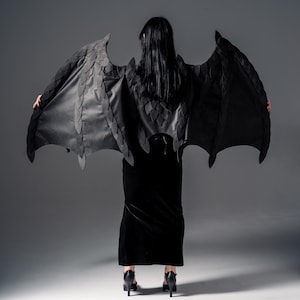 Demon cape cosplay Halloween costume, wing cape, devil wings,  demon wings, dragon cosplay wings, adult halloween costume, halloween decor