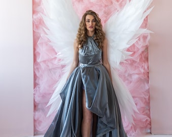 White Angel Wings for Photoshoot, Cosplay, Wedding