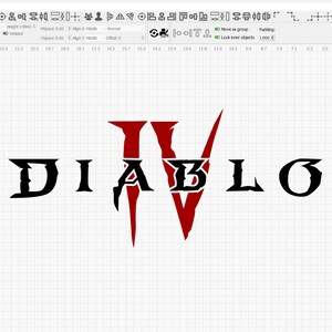 Diablo 4 Logo SVG DXF AI Digital Downlaod - Etsy
