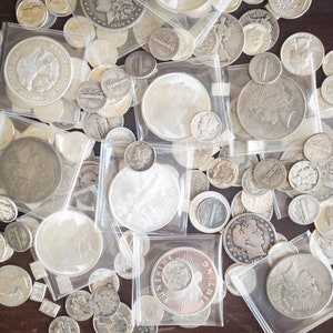 Premium Silver Coin Mixed Lot | ESTATE SALE LIQUIDATION | Vintage 90% Junk Silver