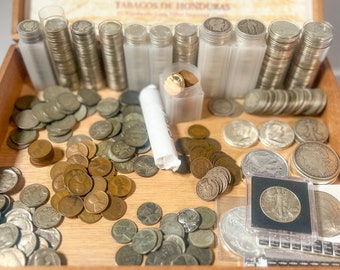 Cigar Box Mixed U.S. Coin Lot (Vintage) | LIQUIDATION SALE