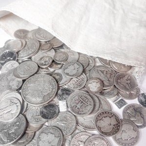 U.S Mint Silver Coin Bank Bag Mixed Lot | Vintage Silver Coin LIQUIDATION SALE