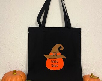 Personalisierte Süßigkeiten Tasche | Trick or treat| Süßes oder Saures| Halloween Süßigkeiten Tasche mit Namen