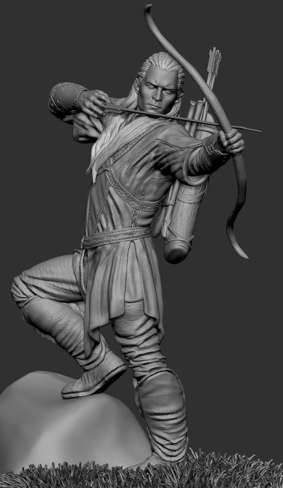 Legolas 3D STL File - 3D Design 3D Printer Legolas STL