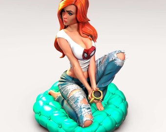Mary Jane 3D STL File - 3D Design 3D Printer Mary Jane STL