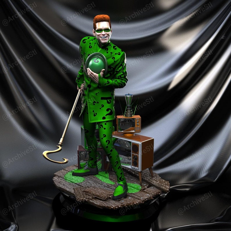 Old Riddler Design Riddler 3D STL File - 3D Design 3D Printer Riddler STL - Etsy UK