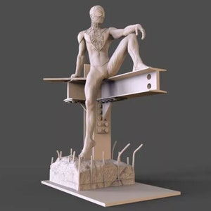 Busto SpiderMan Miles Morales 3D STL-bestand - 3D-ontwerp 3D-printer Busto SpiderMan Miles Morales STL