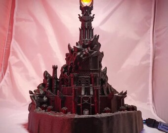 Lord of the Rings Dark Tower STL File Sauron Stl File Figure download 3D Design 3D Printer
