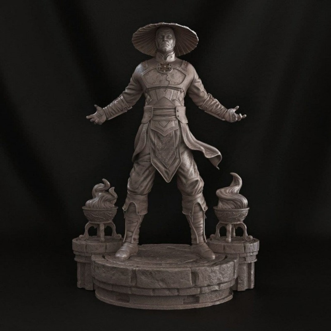Mortal Kombat 3D STL File - 3D Design 3D Printer Mortal Kombat Raiden ...