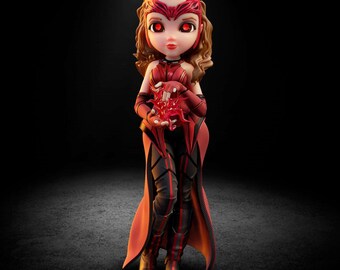 Messias Scrap  Wanda Maximoff 3D STL File - 3D Design 3D Printer Wanda Maximoff STL