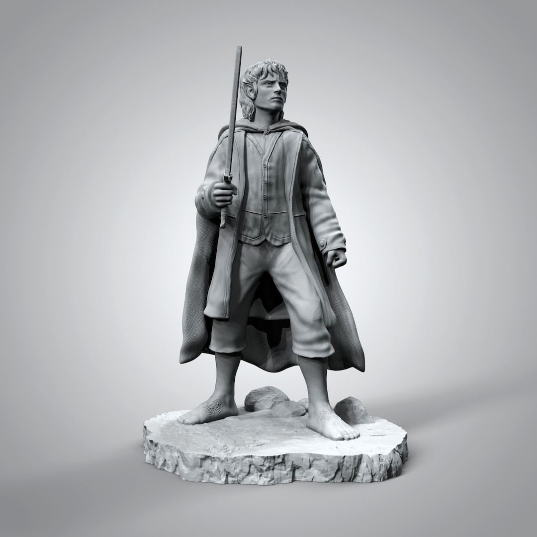 Lord of the Rings Frodo Baggins 3D STL File - 3D Design 3D Printer ...