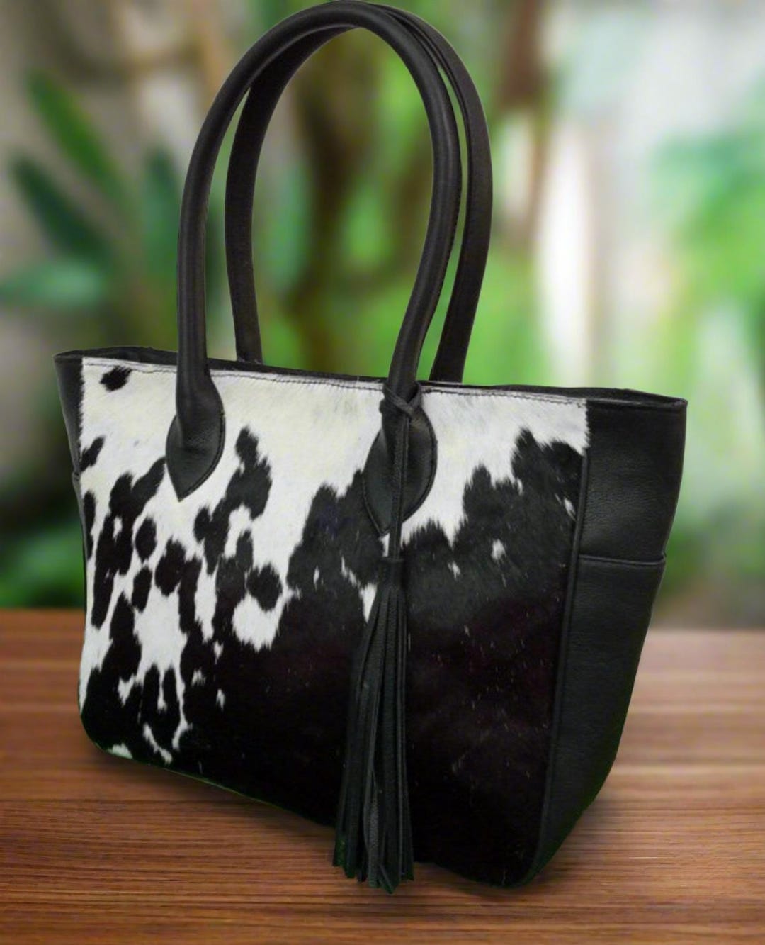 バッグ DECADE Oiled Cow Leather Tote Bag BLACK DECADE Oiled Cow Leather Tote Bag BLACK