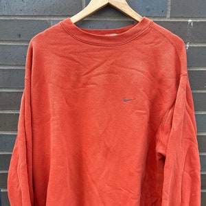 Burnt orange nike sweatsuit top