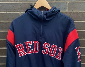 Vintage 90s Varsity Bomber Jacket Majestic Boston Red Sox -  India