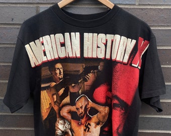 Vintage 1998 American History X Movie Promo T-shirt / Vintage Movie Tee / Single Stitch / Rare Vintage / Movie Shirt