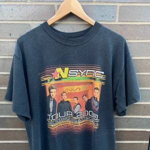 vintage 2000 NSYNC No Strings Attached Concert Shirt / vintage Pop T-Shirt / Graphic Tour Shirt / Music Promo Print / Boy Band Tee