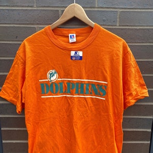 Vintage jaren 90 Miami Dolphins NFL Football T-Shirt / Single Stitch / 90s Streetwear / Retro NFL / Sportswear / Dolphins Tee / Made in USA
