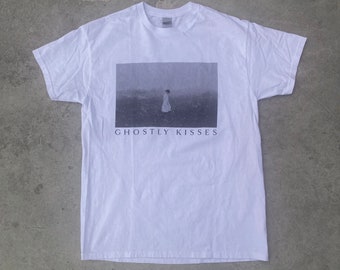 Ghostly Kisses Band Shirt / Music T-Shirt / Graphic Shirt / Music Promo / Band Tee / White Tee / Size Medium