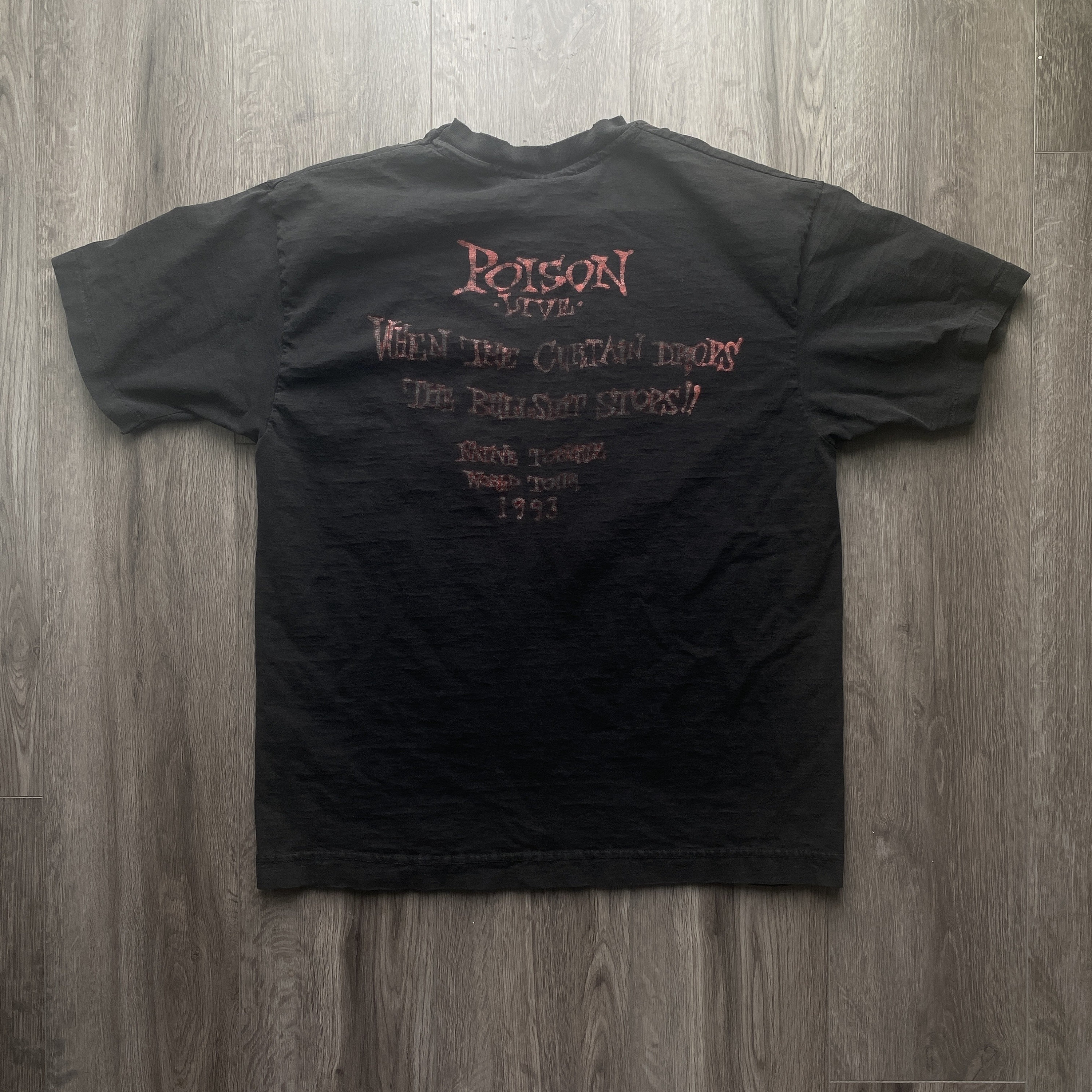 雰囲気良 鬼フェードボロT ChristianDeath バンドT 80s 雰囲気良 鬼フェードボロT ChristianDeath バンドT 80s