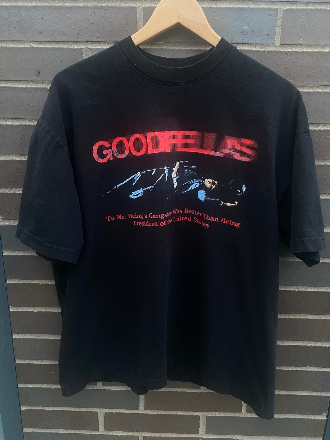 Vintage 90s Goodfellas Movie Promo Tshirt / Vintage Movie Tee / Made