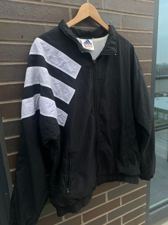 ジャケット・アウター vintage adidas total handling jacket cs Vintage 1990s Adidas silver tag jacket Medium | eBay