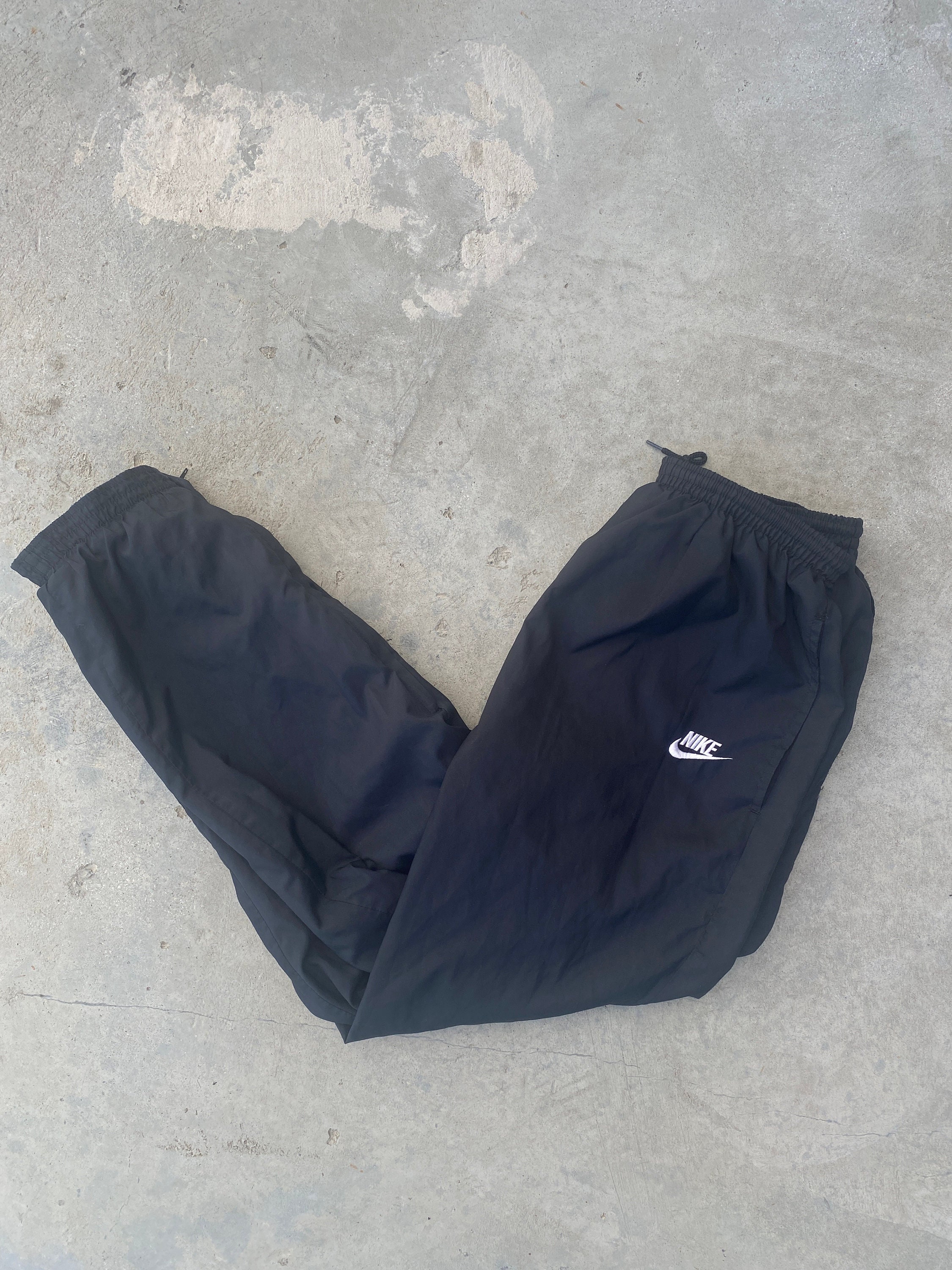 Nike  Pants  Nike Air Jordan Tracksuit Pants Mens Size S Black Nylon  Athletic Fit Sweatpants  Poshmark