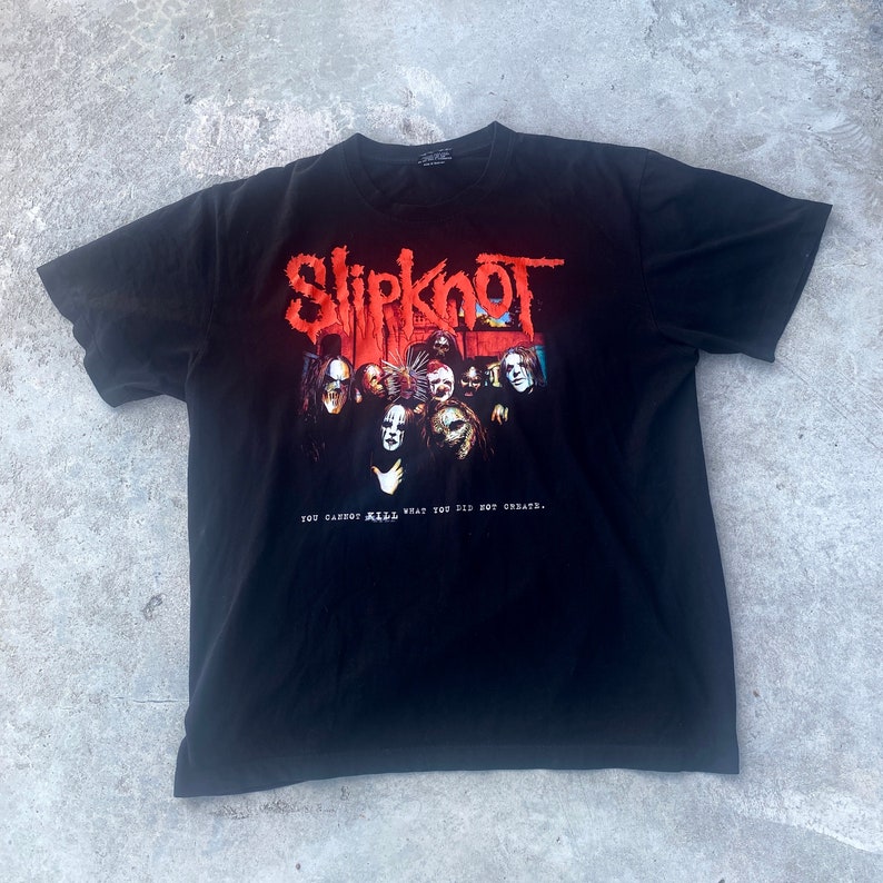 Vintage 2004 Slipknot Band T-shirt / Vintage 2000s Rock Shirt / Heavy ...