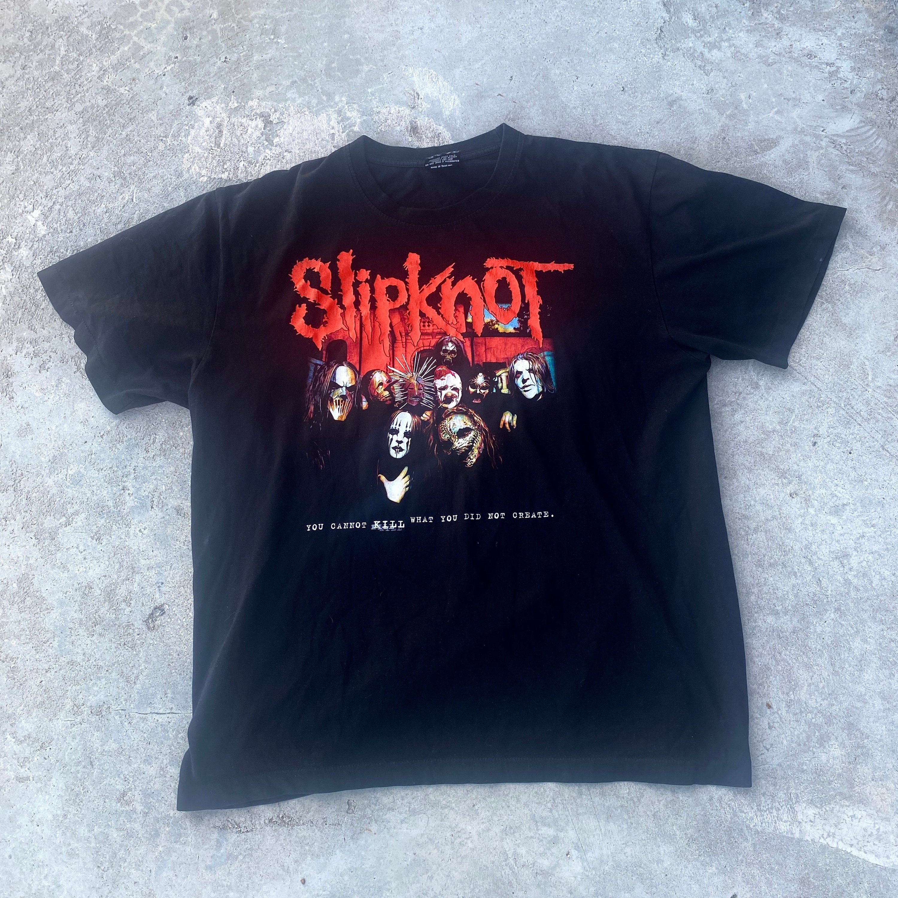 Vintage 2004 Slipknot Band T-shirt / Vintage 2000s Rock Shirt
