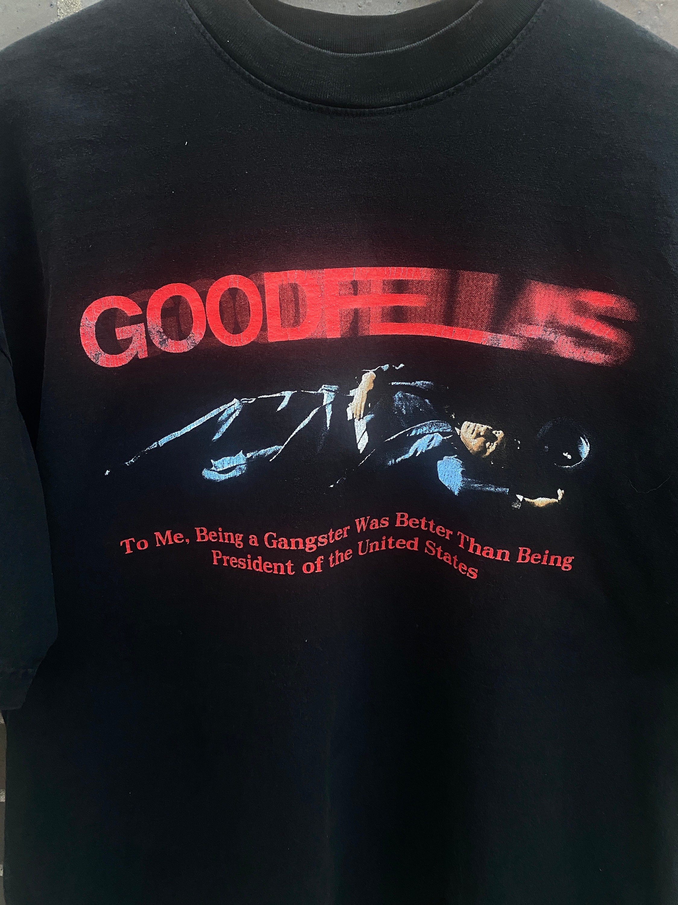 Vintage 90s Goodfellas Movie Promo Tshirt / Vintage Movie Tee / Made
