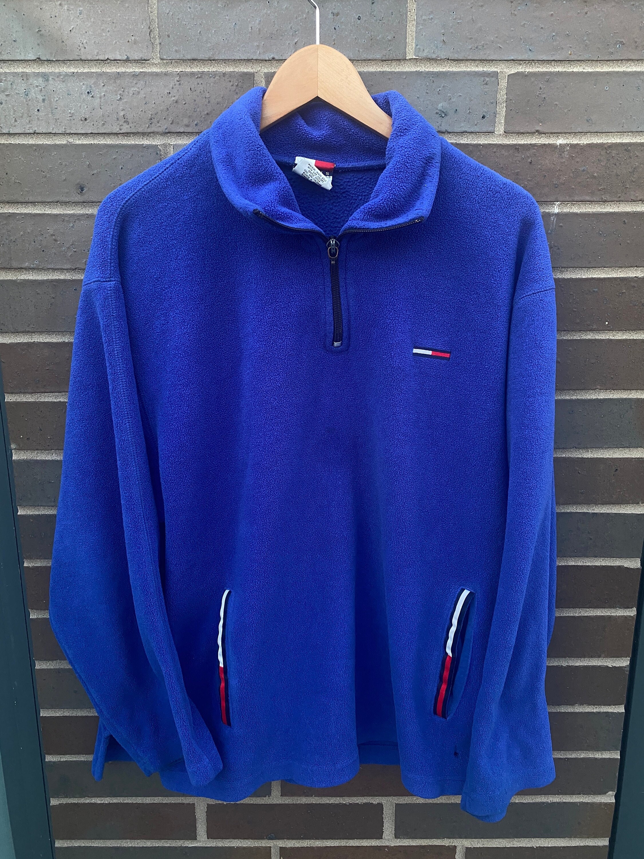 NWT Tommy Hilfiger Men's Fleece Big Embroidered Logo Full Zip